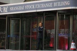 Shanghai Stock Exchange index decrease